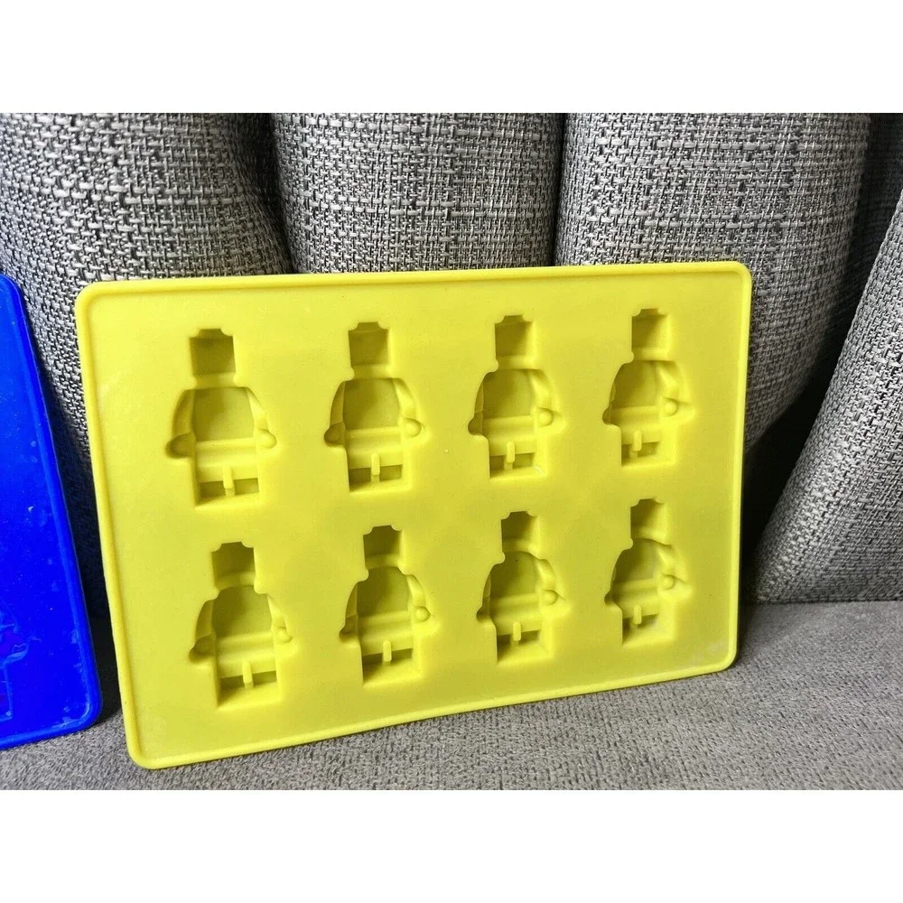 Silicone Molds Figures Bricks Candy Ice Chocolate Baking Lot Bundle